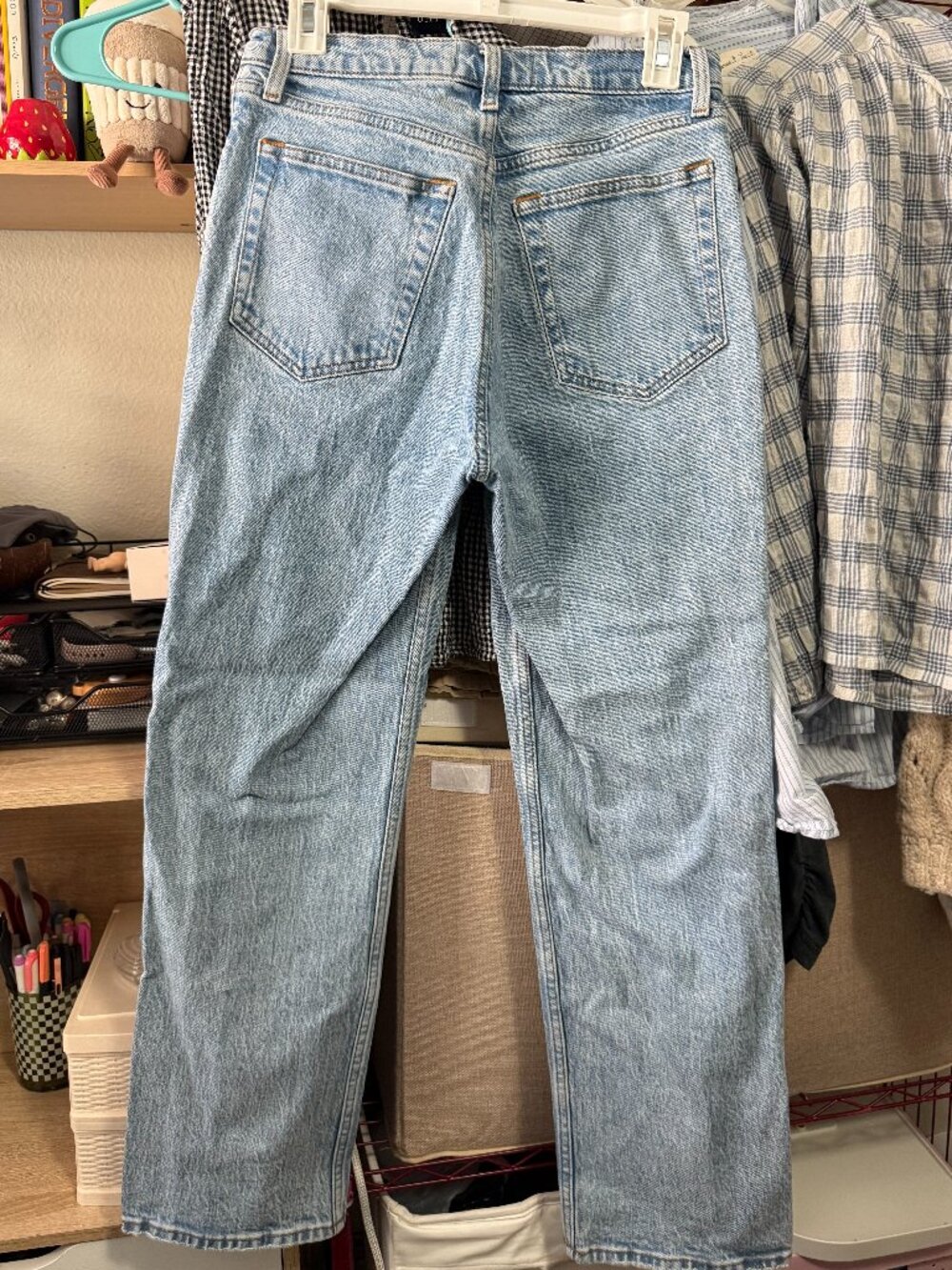 Abercrombie & Fitch Ultra High Rise 90s Straight Jeans Women’s Size 6S